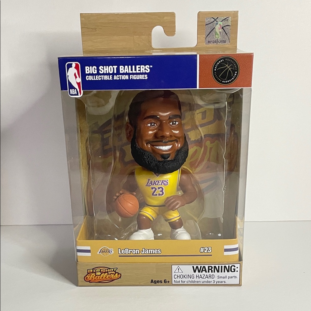 LeBron James Action Figure - Purple and Yellow